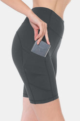 Leggings Depot Women's Full Size High Waist Active Shorts - Moisture-Wicking & Stretchy